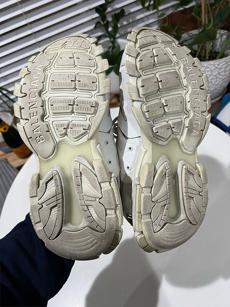 Balenciaga Balenciaga White Track Sneakers Size US 9 / EU 42 - 8 Thumbnail