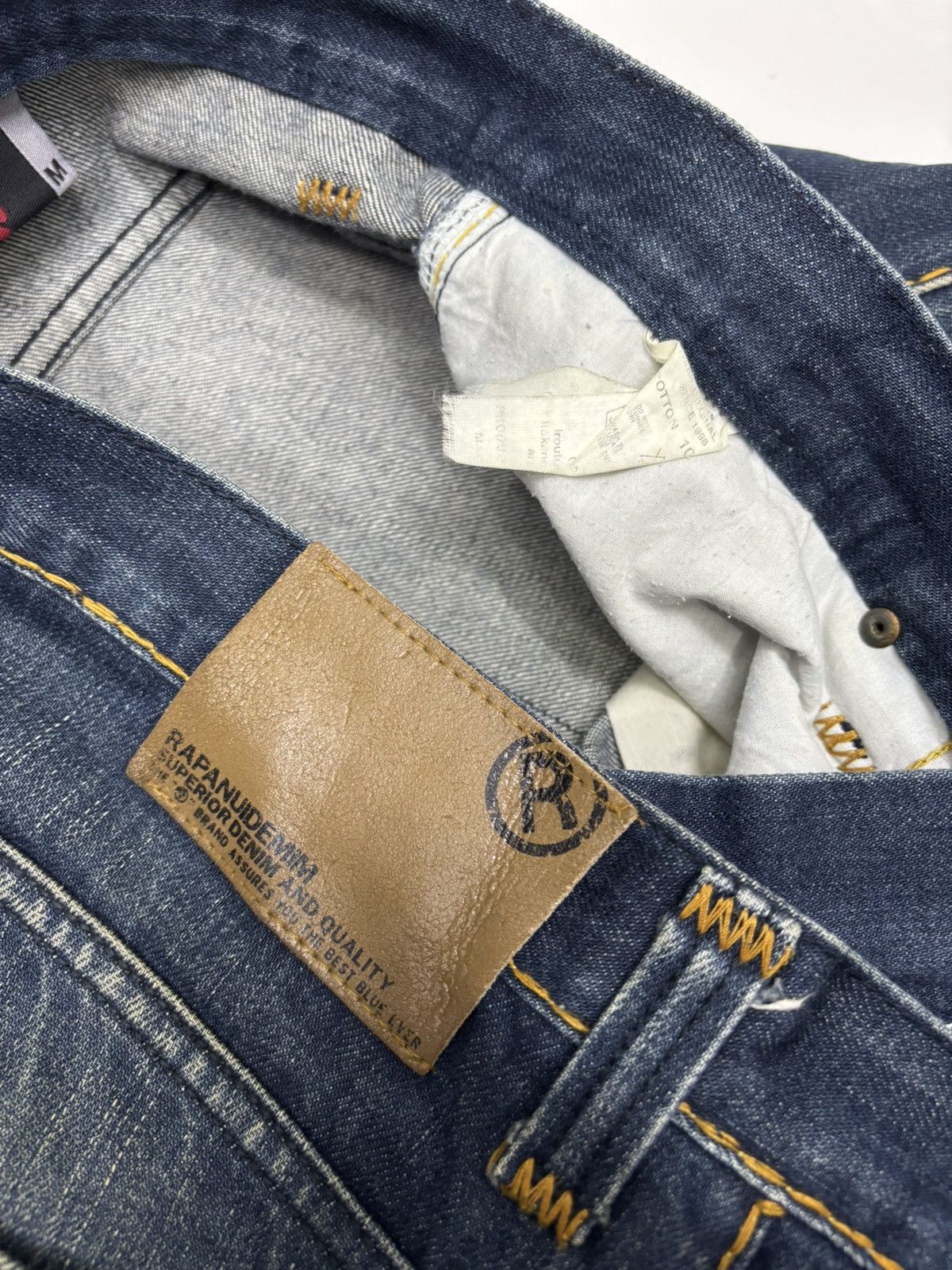Kapital Vintage Rapanui Distressed Denim Jeans Size US 34 / EU 50 - 12 Thumbnail