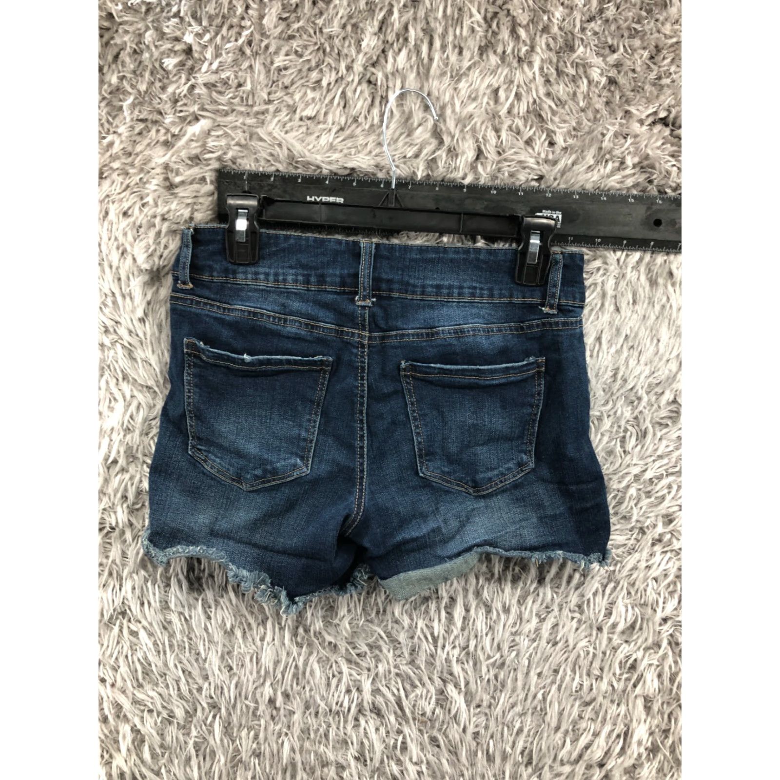 Vintage American Rag Cie Shorts Juniors Womens Size 7 Mid Rise Medium Wash Blue Size 28" / US 6 / IT 42 - 3 Thumbnail