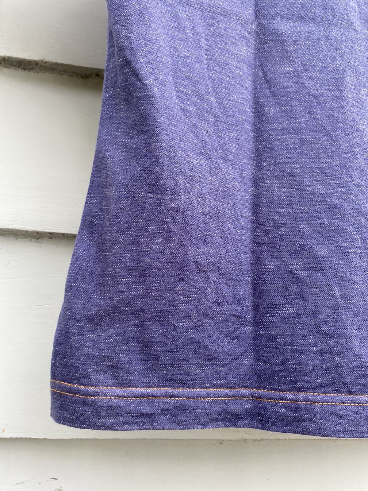 Vintage Atelier Sab Denim Blue V Neck Punk Rock Style Japanese Teen Size S / US 4 / IT 40 - 13 Thumbnail