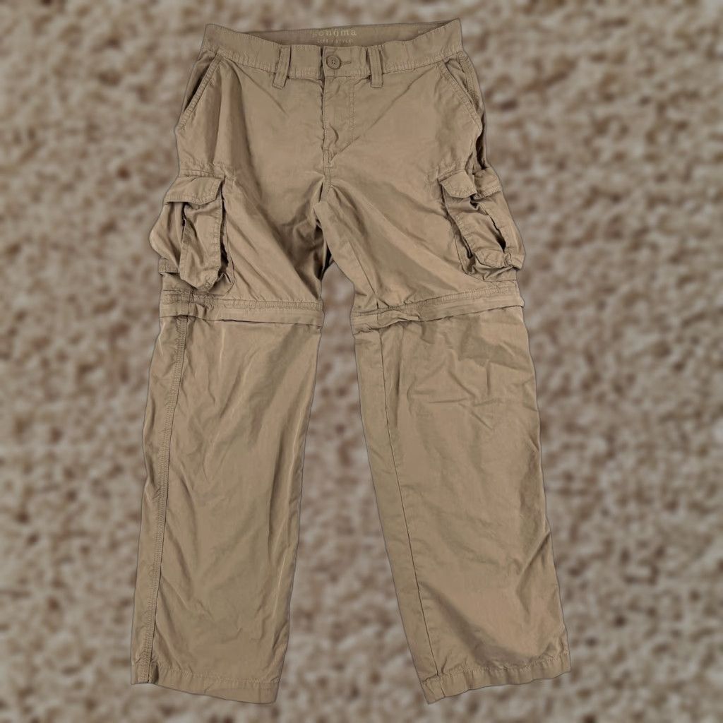 Vintage Sonoma Pants Mens 30 Beige Convertible Cargo Hiking Camping Backpacking 30x30 Pants Beige Mens Regular Straight Khakis Convertible Cargo Hiking 30x30 Size US 30 / EU 46 - 1 Thumbnail