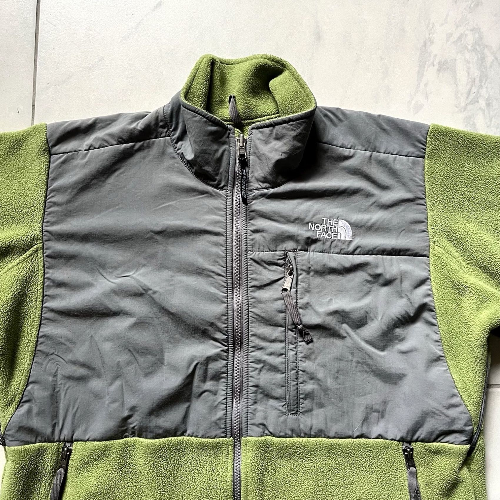 The North Face The North Face Polartec Jacket Large Green Womens Fleece Full Zip Lined Embroidered Size L / US 10 / IT 46 - 2 Thumbnail