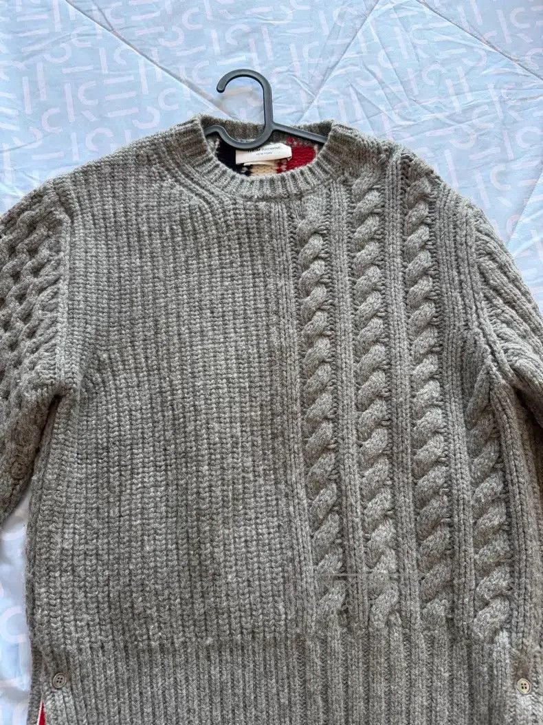Thom Browne Thom Browne Striped Wool Sweater Size US S / EU 44-46 / 1 - 8 Thumbnail
