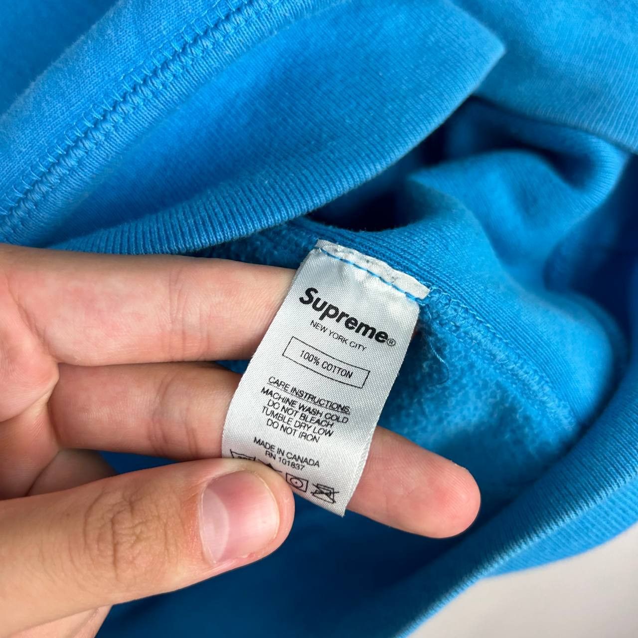 Supreme Supreme Mini Logo Hoodie Size US L / EU 52-54 / 3 - 6 Thumbnail