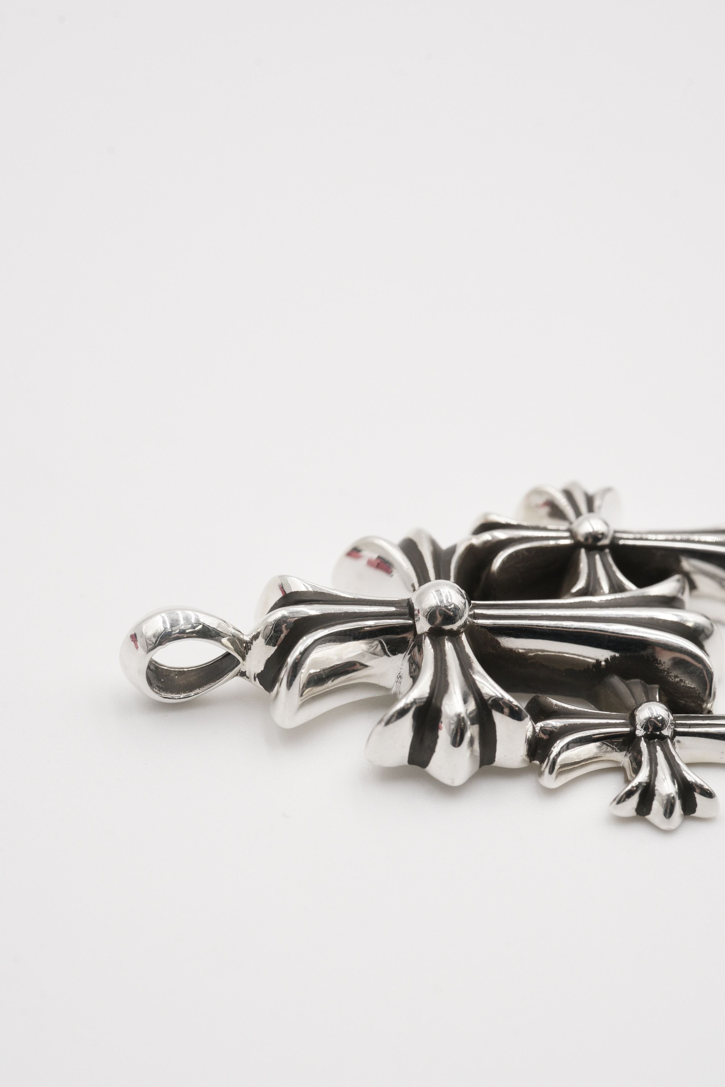 Chrome Hearts Chrome Hearts 925 Silver Triple Cross Pendant Size ONE SIZE - 5 Thumbnail