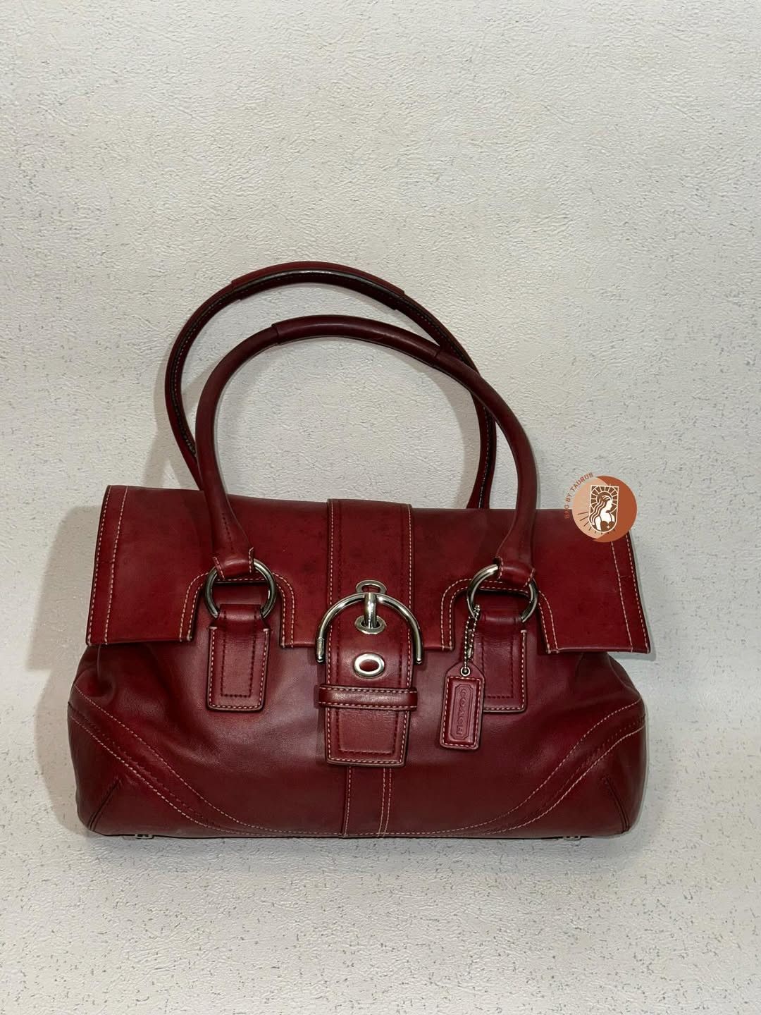 Coach Coach Shoulder bag burgundy leather Size ONE SIZE - 10 Thumbnail