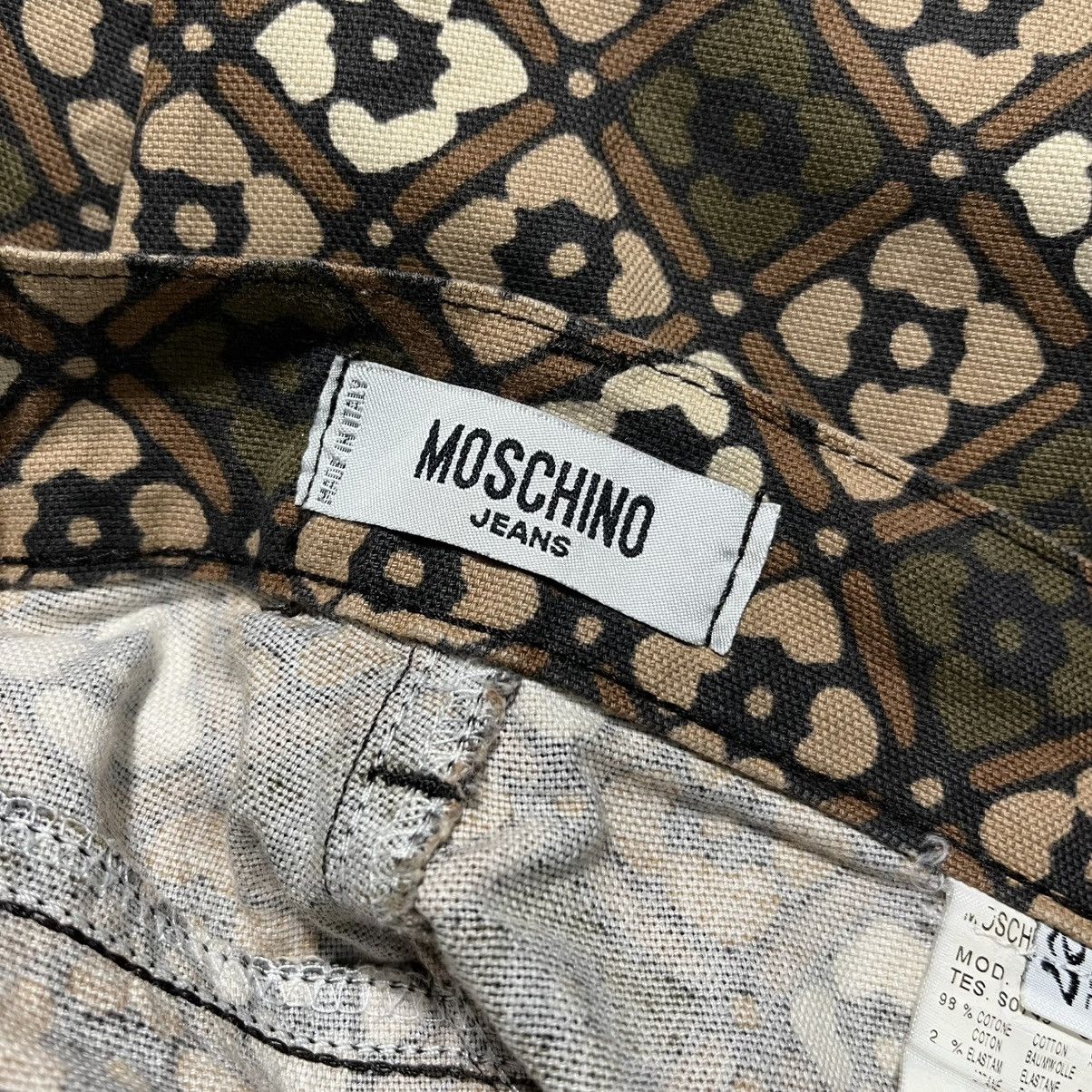 Moschino Vintage Moschino Fullprinted Pants Size US 29 - 6 Thumbnail