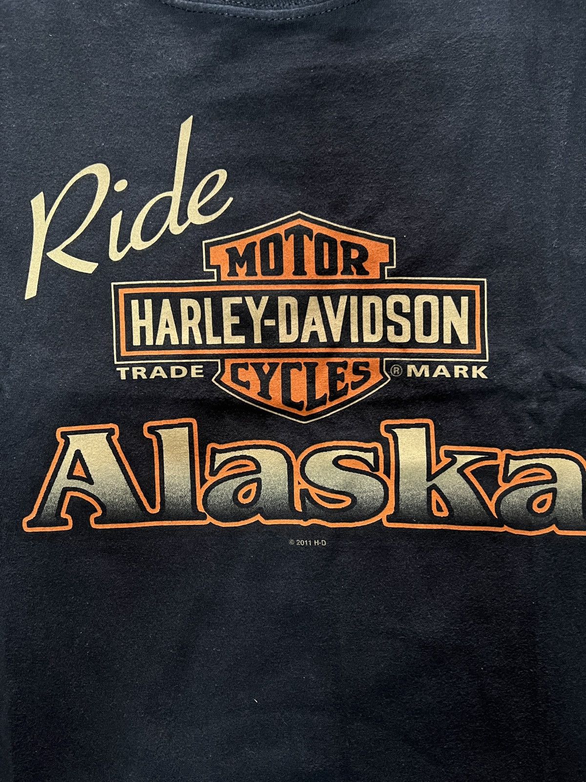 Harley Davidson Vintage Harley-Davidson Mt. McKinley Alaska Tee – Size Large Size US L / EU 52-54 / 3 - 7 Thumbnail