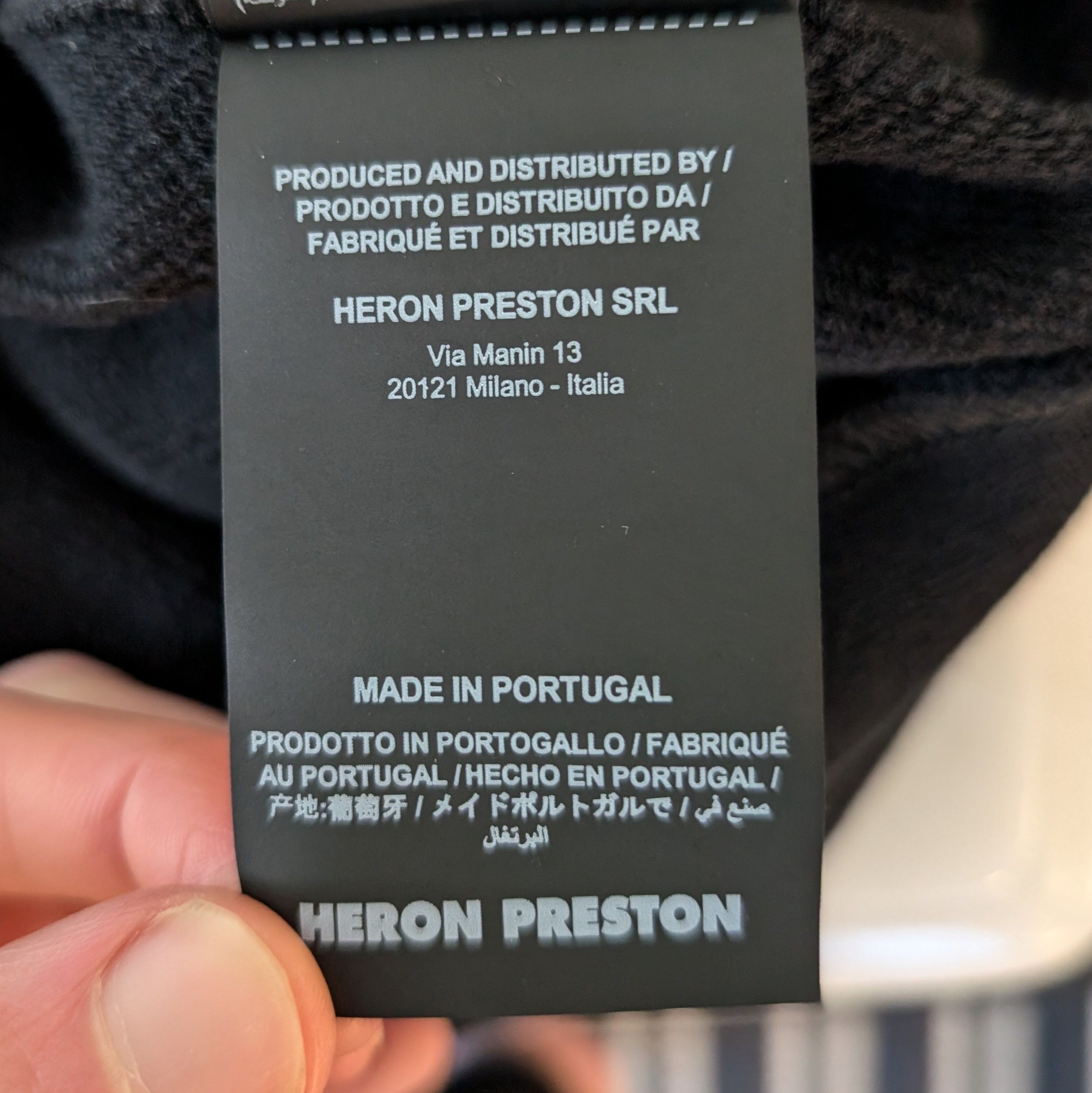 Heron Preston Handle With Care Tape Zip-Up Size US S / EU 44-46 / 1 - 6 Thumbnail