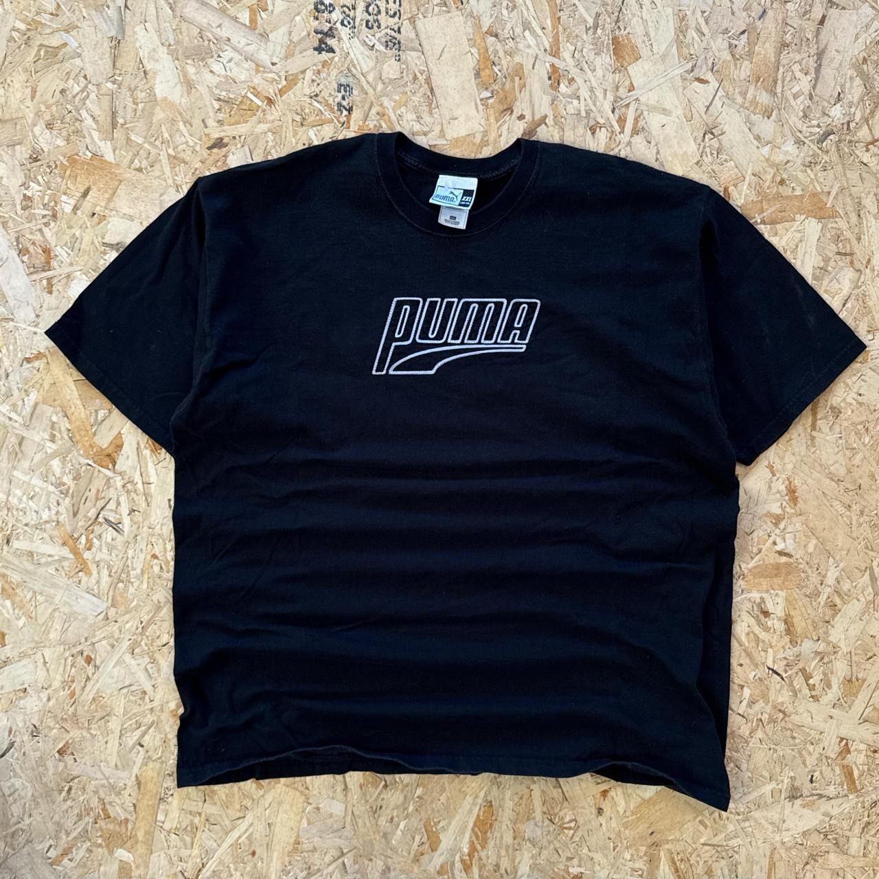 Puma × Vintage Vintage 90s Puma Embroidered T Shirt Size US XXL / EU 58 / 5 - 1 Thumbnail