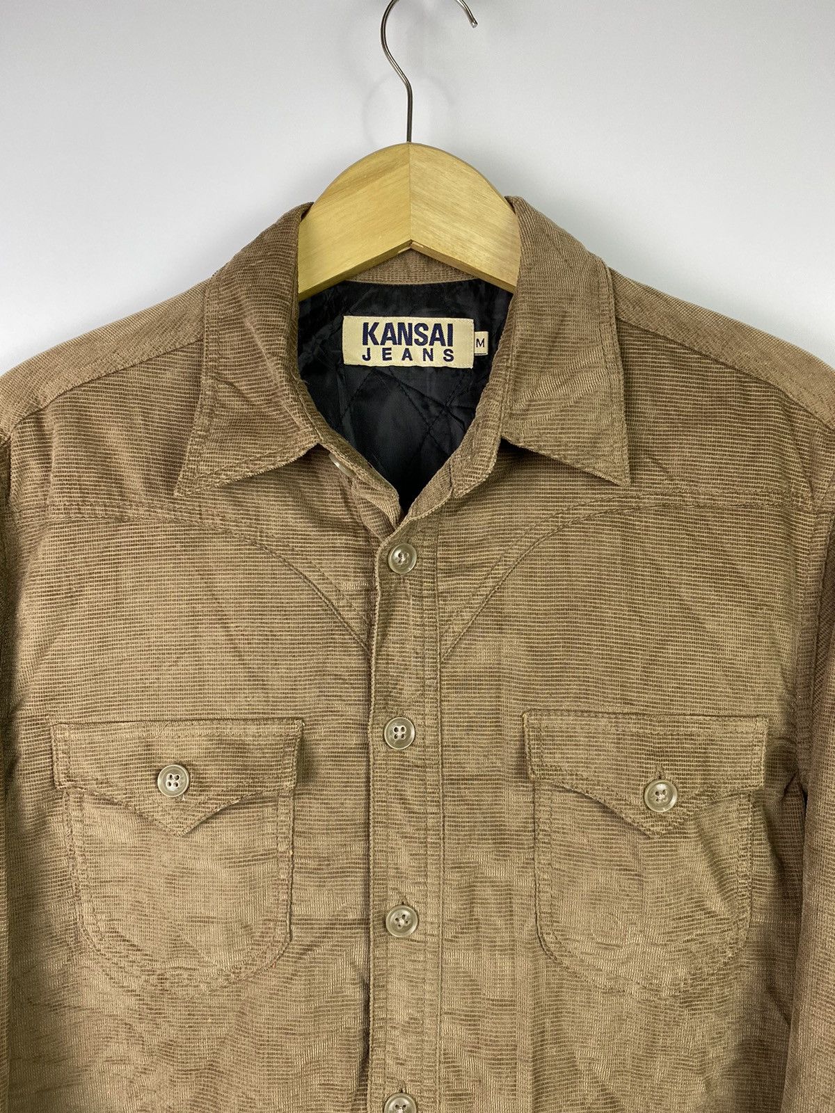 Japanese Brand Kansai yamamoto corduroy brown jacket Size US L / EU 52-54 / 3 - 1 Thumbnail