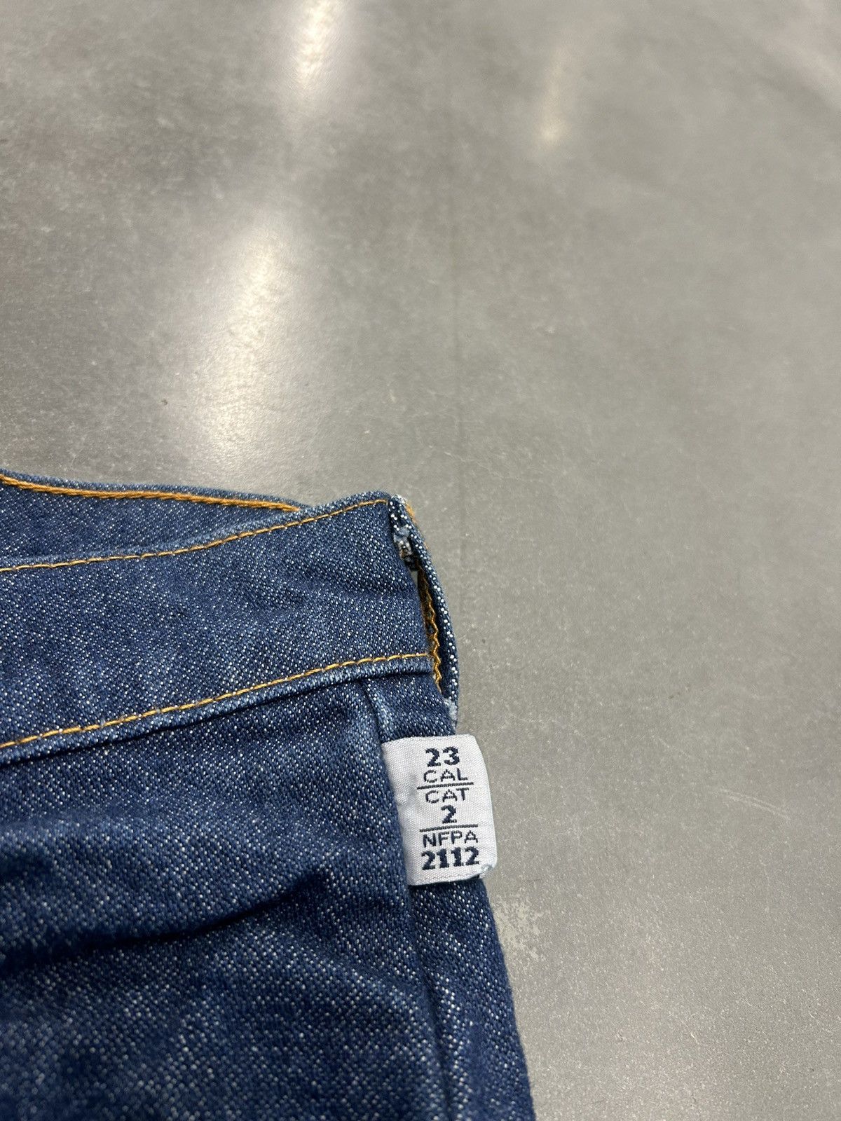 Vintage Vintage navy blue denim jeans Size US 34 / EU 50 - 4 Thumbnail