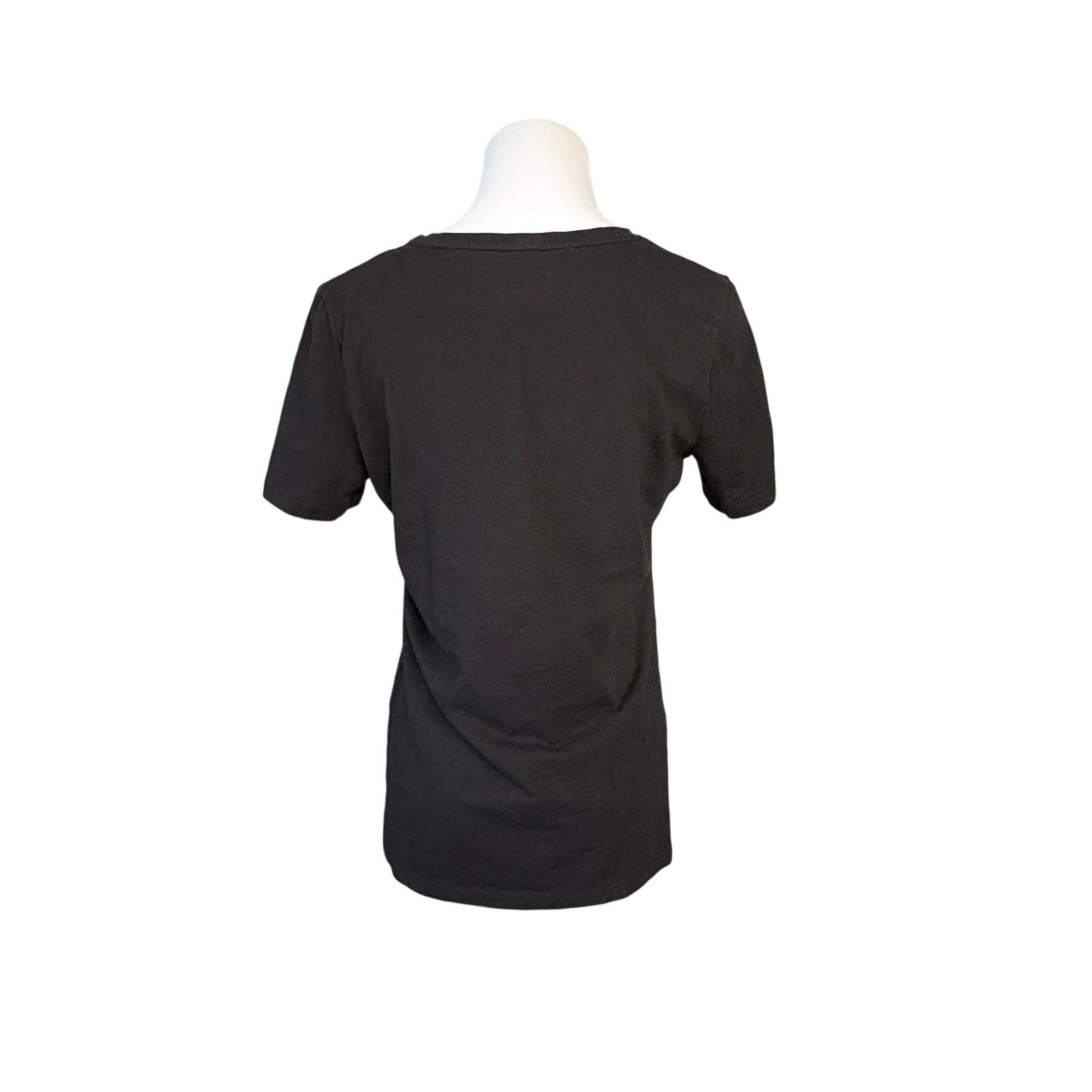 Other Talbots Basic Tee Black V-neck Top T-shirt SMALL Normcore Size S / US 4 / IT 40 - 4 Thumbnail