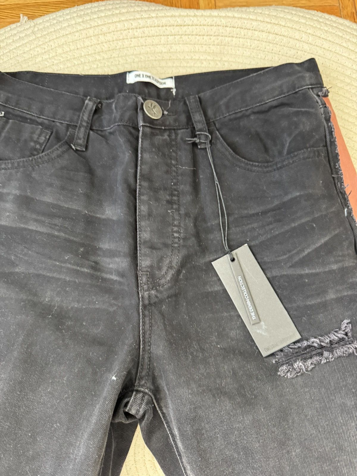 One Teaspoon One Teaspoon Hooligans Low Waist Relaxed Straight Leg Denim Size 26" / US 2 / IT 38 - 8 Thumbnail