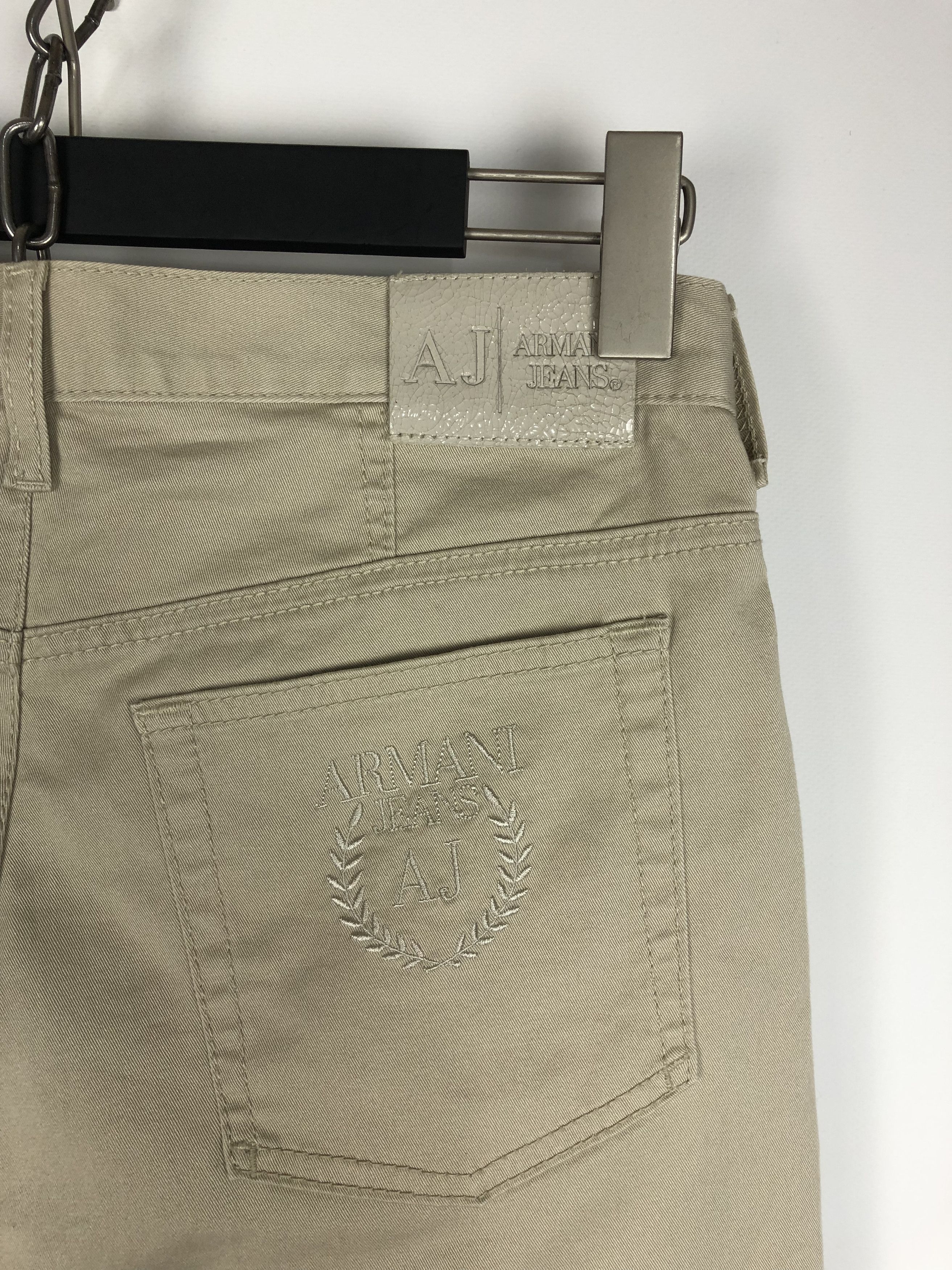 Armani Armani Jeans Chino Pants Back Logo Beige size 30x29 Size US 30 / EU 46 - 3 Thumbnail