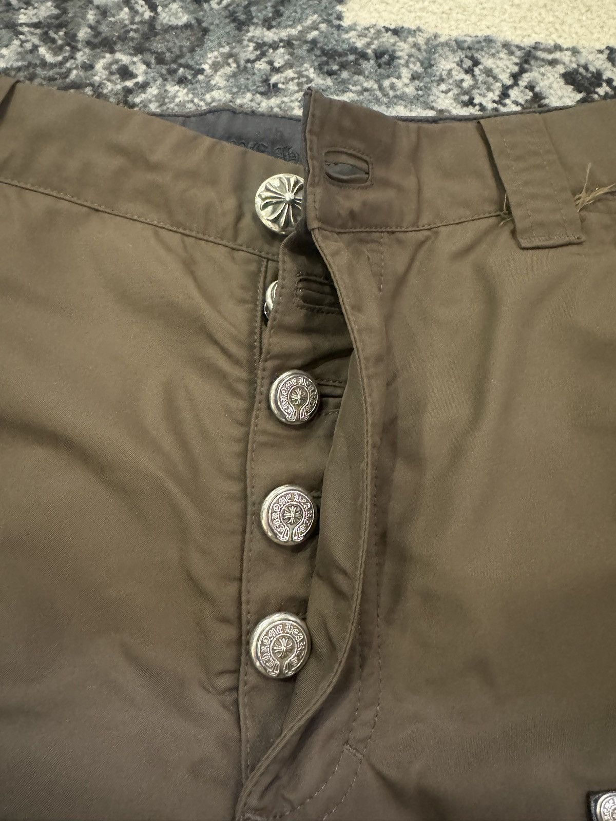 Chrome Hearts Chrome Hearts Brown Double Knee Carpenter Shorts Size US 34 / EU 50 - 4 Thumbnail
