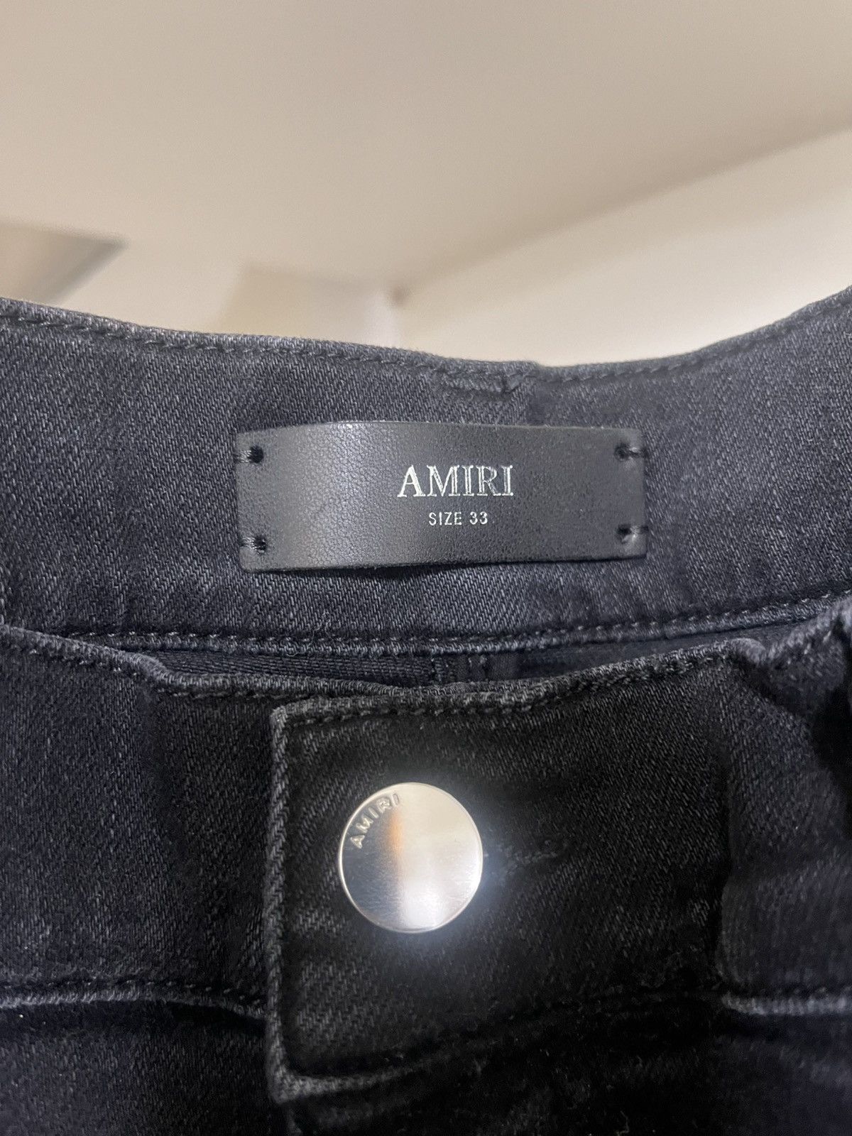 Amiri Men’s Patchwork Slim Fit Distressed Jeans Sz 33 Size US 33 - 6 Thumbnail
