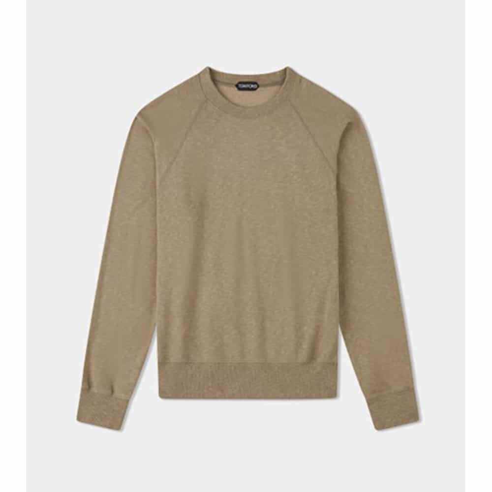 Tom Ford o1loc1c0724 Crewneck Sweatshirt in Khaki Size US M / EU 48-50 / 2 - 1 Preview