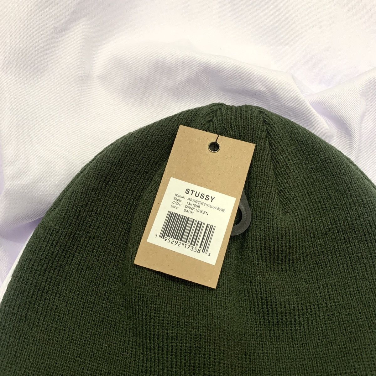 Stussy × Vintage Stussy Jacquard Stripe Skullcap Beanie Size ONE SIZE - 2 Thumbnail