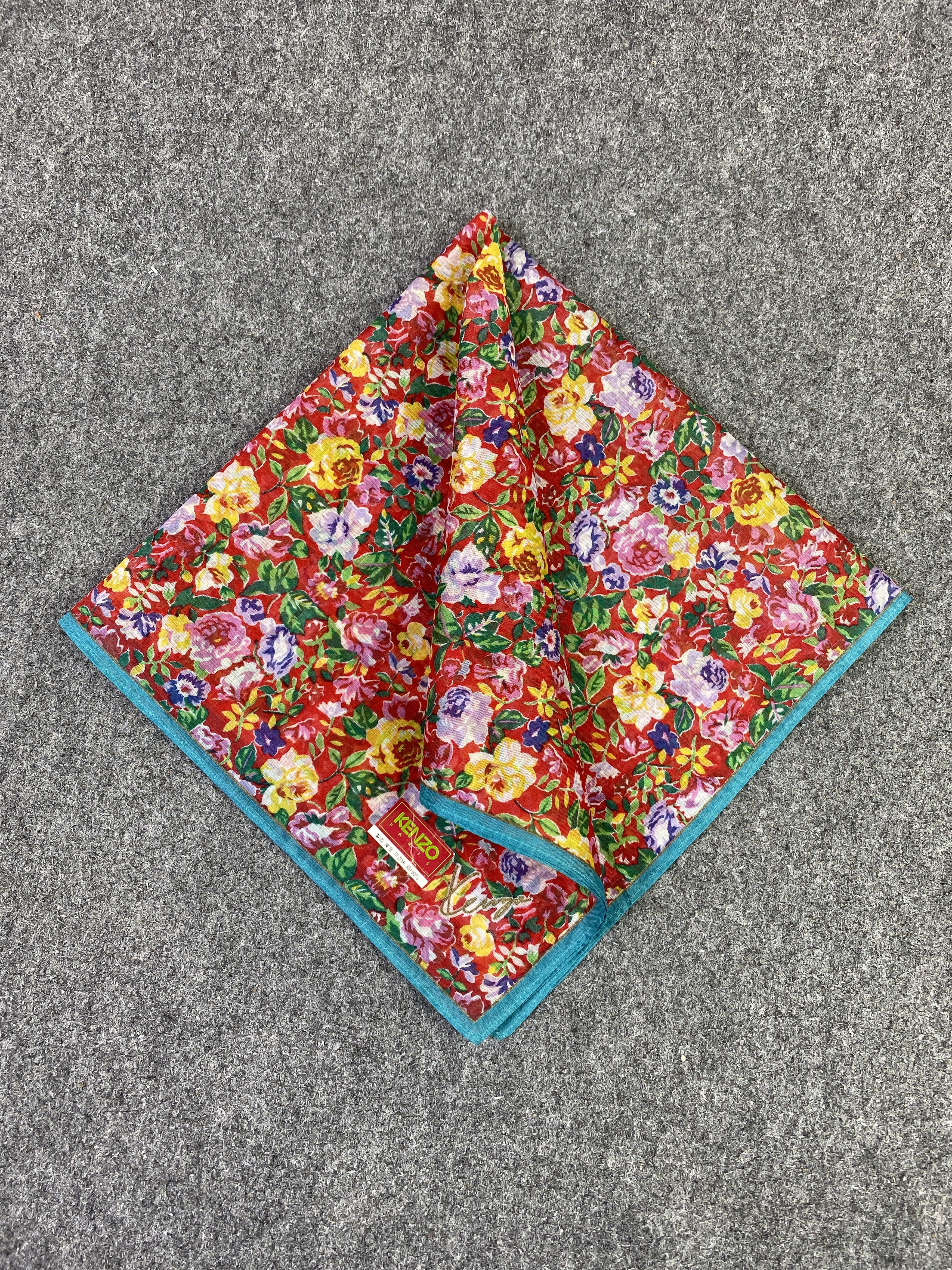 Kenzo Vintage Kenzo Handkerchief / Neckerchief KT0215 Size ONE SIZE - 3 Thumbnail