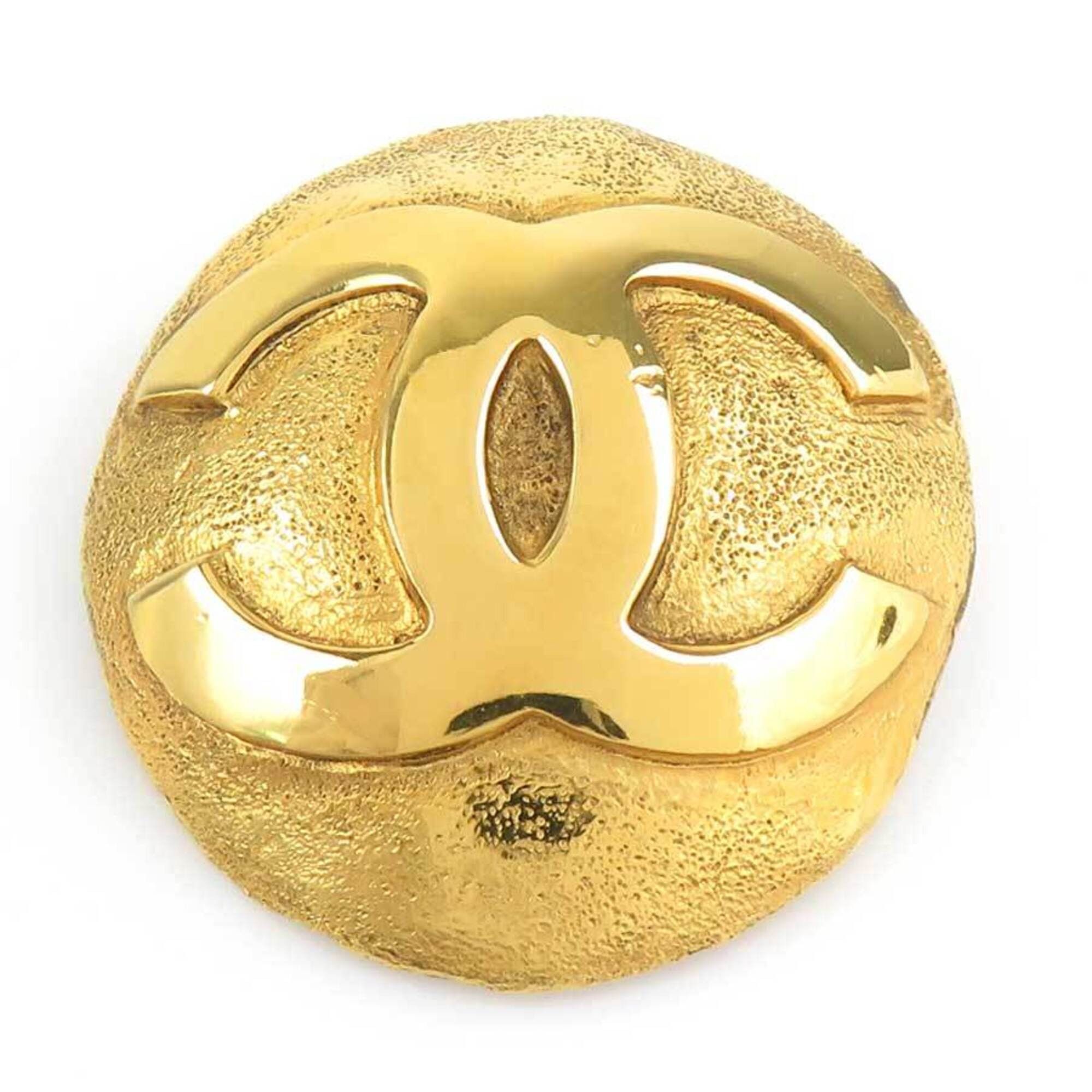 Chanel Chanel vintage metal gold brooch for women h32180i Size ONE SIZE - 1 Thumbnail