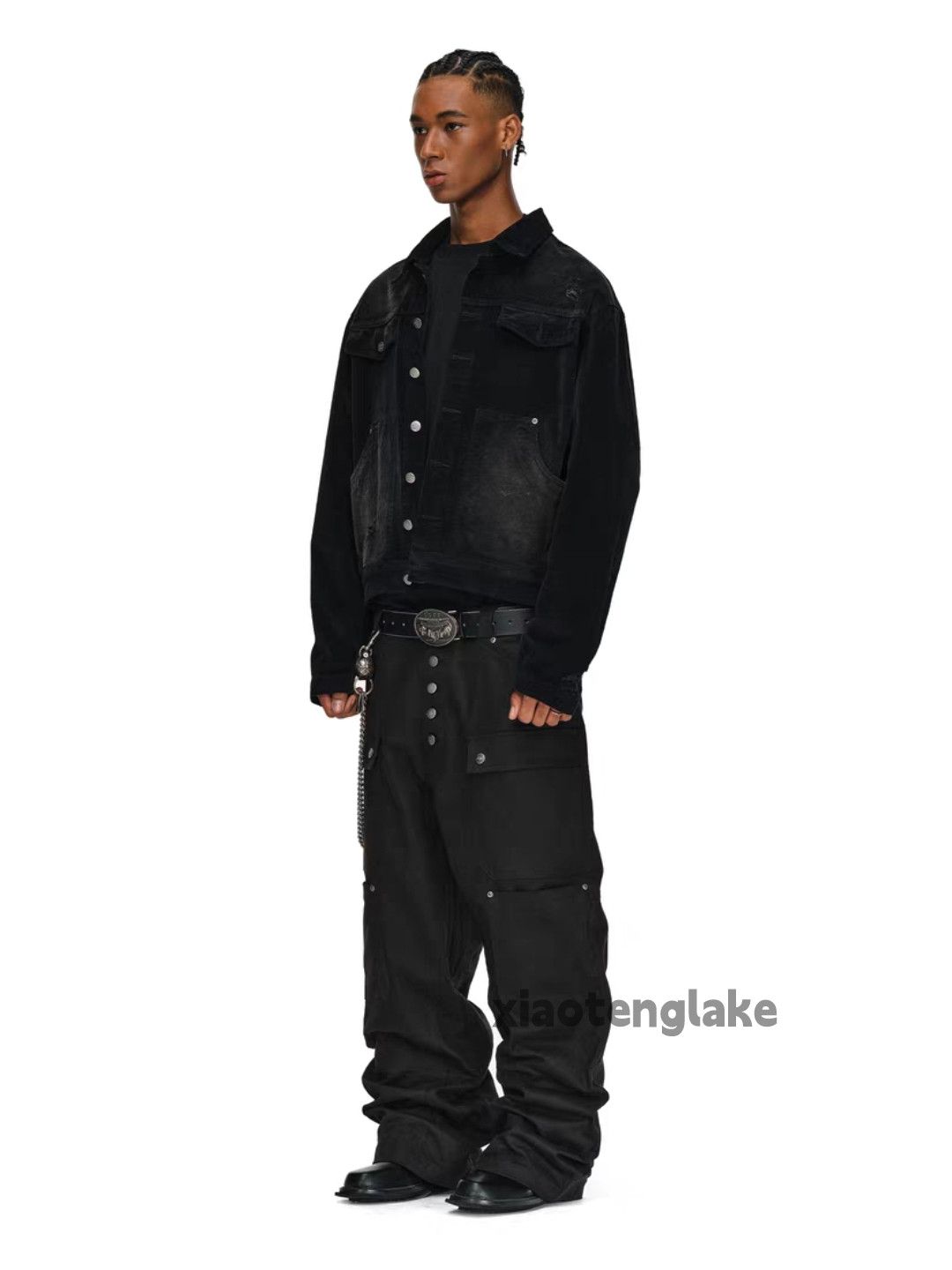 Vintage unisex outdoor utility loose baggy skate hiphop pants Size US 36 / EU 52 - 4 Thumbnail