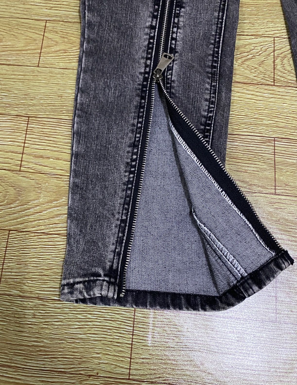 If Six Was Nine Very Rare Vintage Japanese Brand Endevice Zipper Jeans 2000s Size US 28 / EU 44 - 7 Thumbnail
