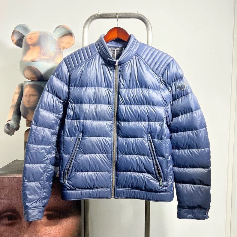Prada Prada Steel Logo Down Jacket V0318 - dmc Size US L / EU 52-54 / 3 - 1 Thumbnail