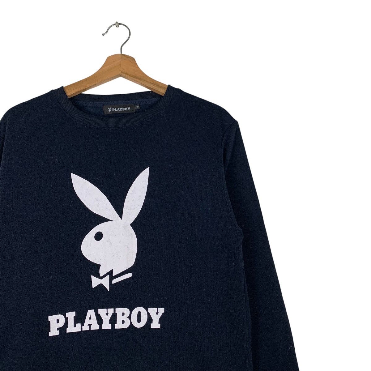 Japanese Brand PLAYBOY Big Logo Crewneck Sweatshirt Pullover #1299-C58 Size US M / EU 48-50 / 2 - 5 Thumbnail