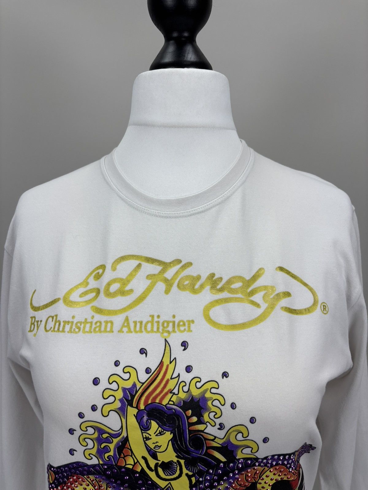 Ed Hardy Womens long sleeve Ed Hardy Size M Color White Size M / US 6-8 / IT 42-44 - 3 Thumbnail