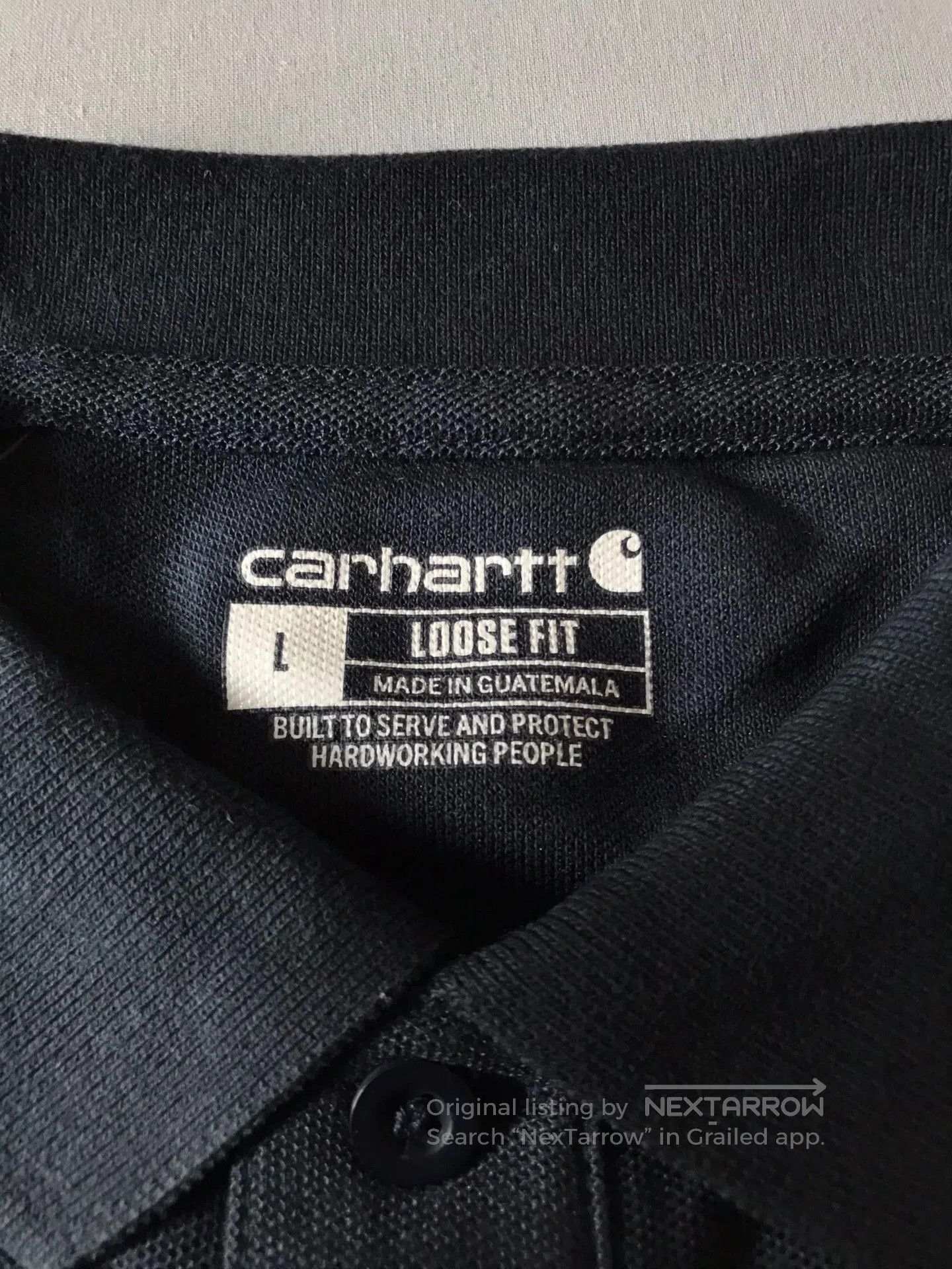 Carhartt Carhartt K570 Navy Short Sleeve Polo. Size US L / EU 52-54 / 3 - 5 Thumbnail