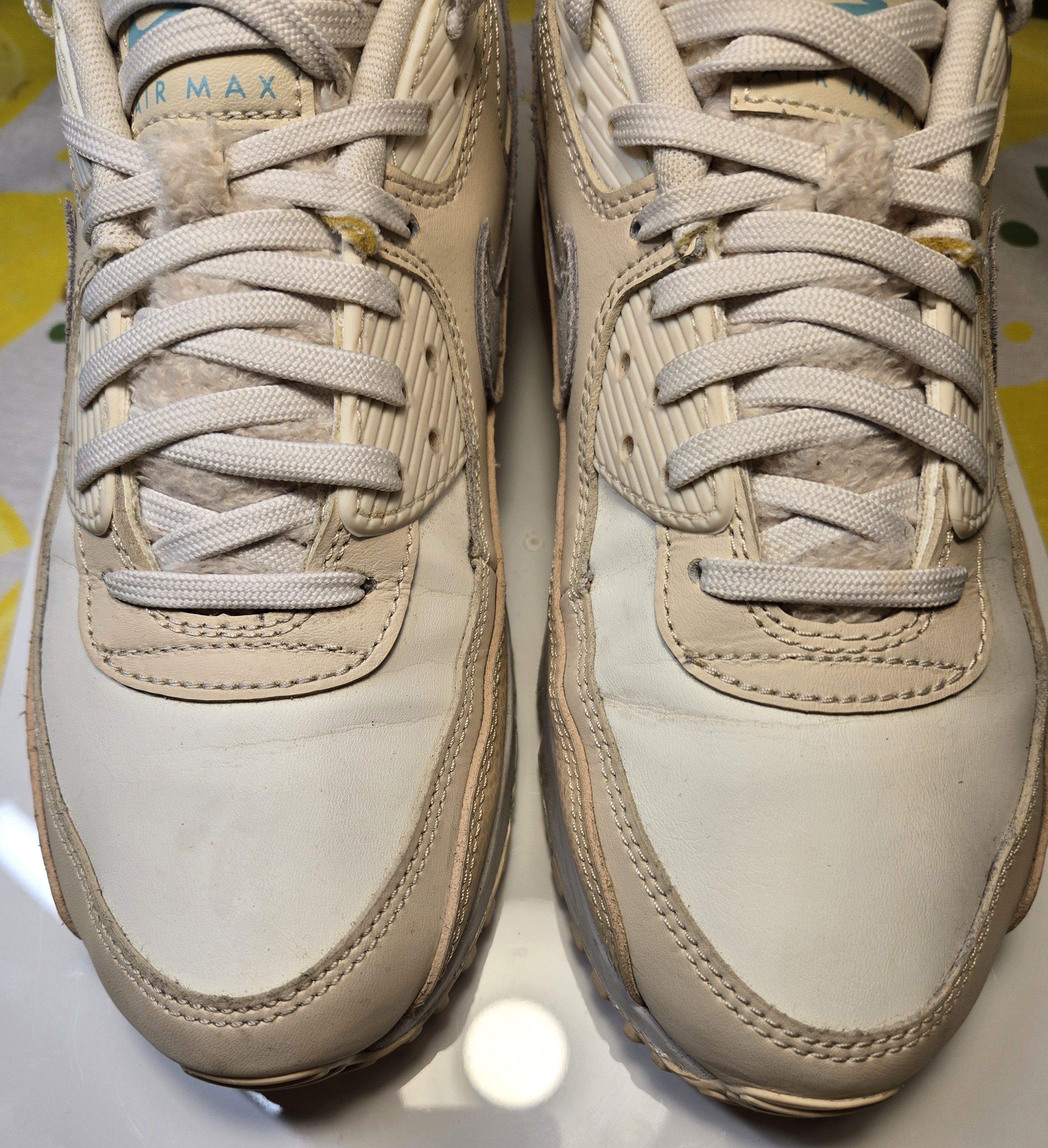 Nike Wmns Air Max 90 Premium 'Particle Beige' Size US 8 / IT 38 - 3 Thumbnail