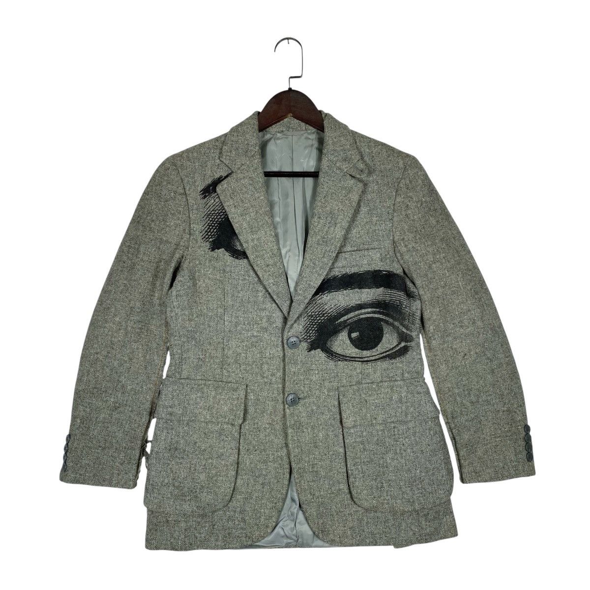 Libertine Libertine FALL 2004 RUNWAY Eye Graphic Blazer Size 38S - 1 Thumbnail