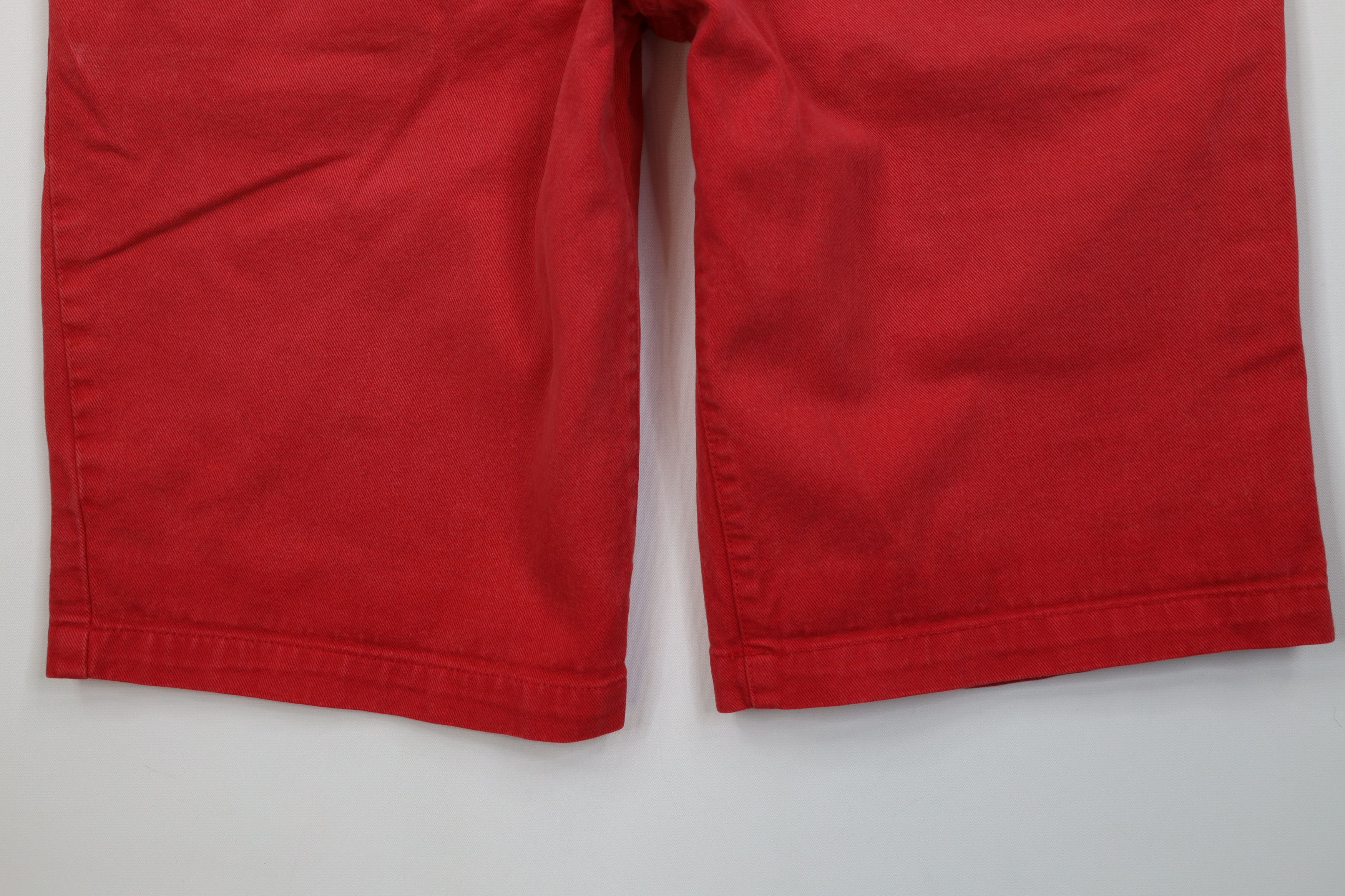 UNIONBAY Vintage 90s Unionbay Surfing Baggy Fit Denim Jean Shorts Red Size US 30 / EU 46 - 4 Thumbnail