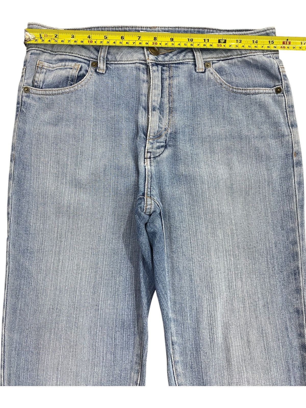 Japanese Brand Japanese Brand Faded Wash Style Flare Jeans Size US 31 - 9 Thumbnail