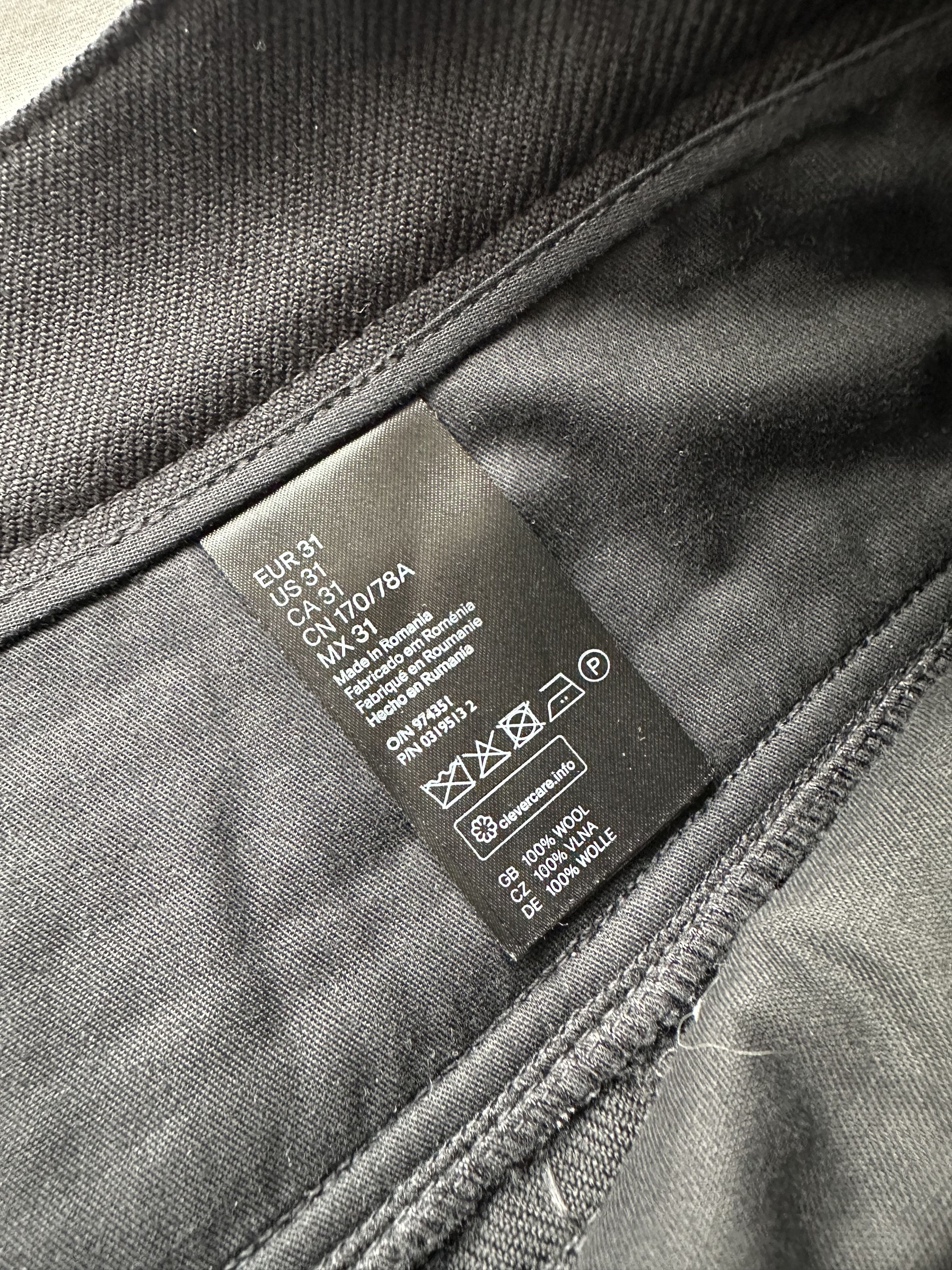 Balmain × H&M Balmain x H&M Drop Crotch Cargo Wool Pants Brand New Size US 31 - 8 Thumbnail