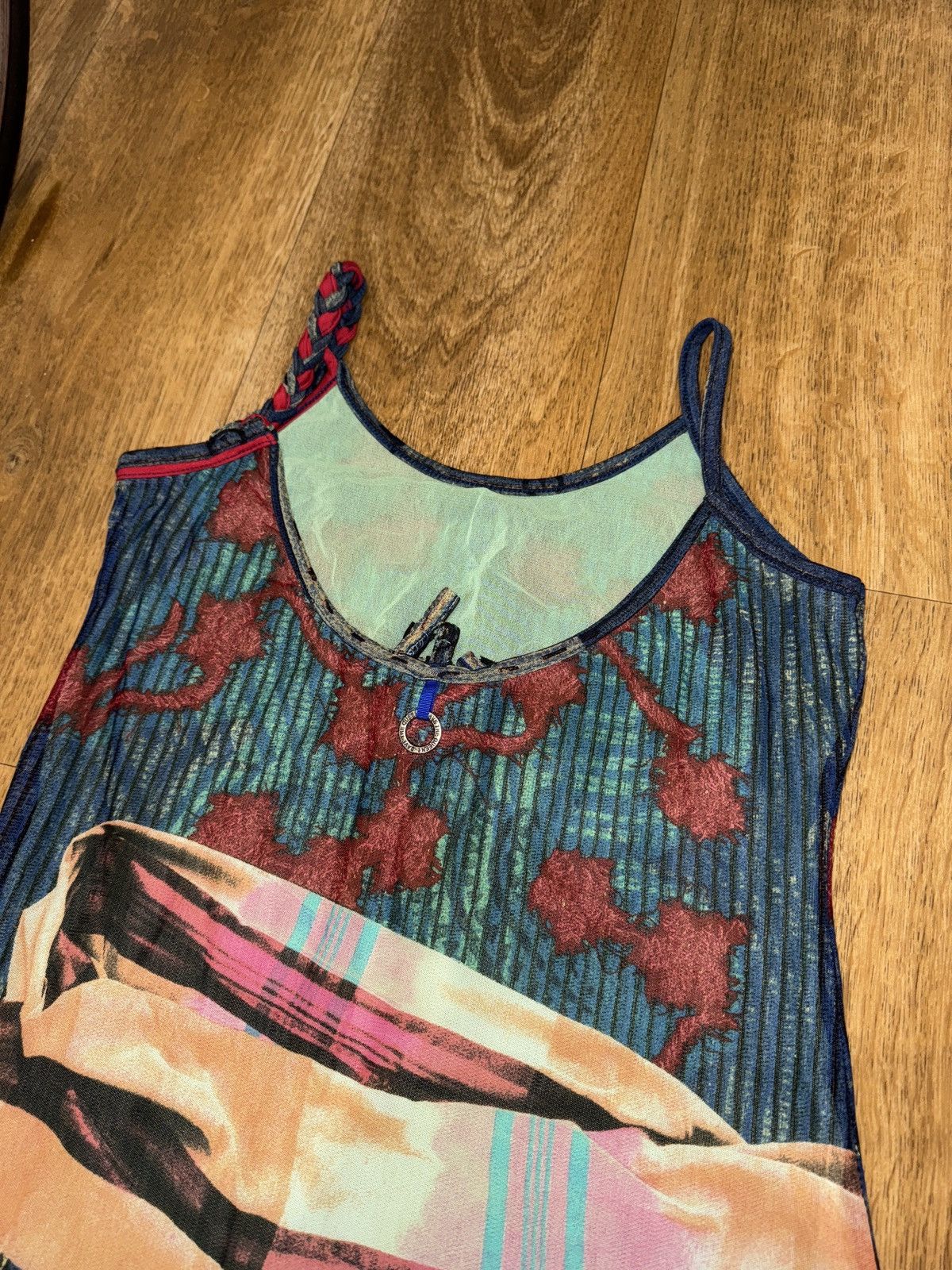 Vintage VINTAGE SAVE THE QUEEN! 2000s PRINTED MAXI DRESS Size XL / US 12-14 / IT 48-50 - 7 Thumbnail
