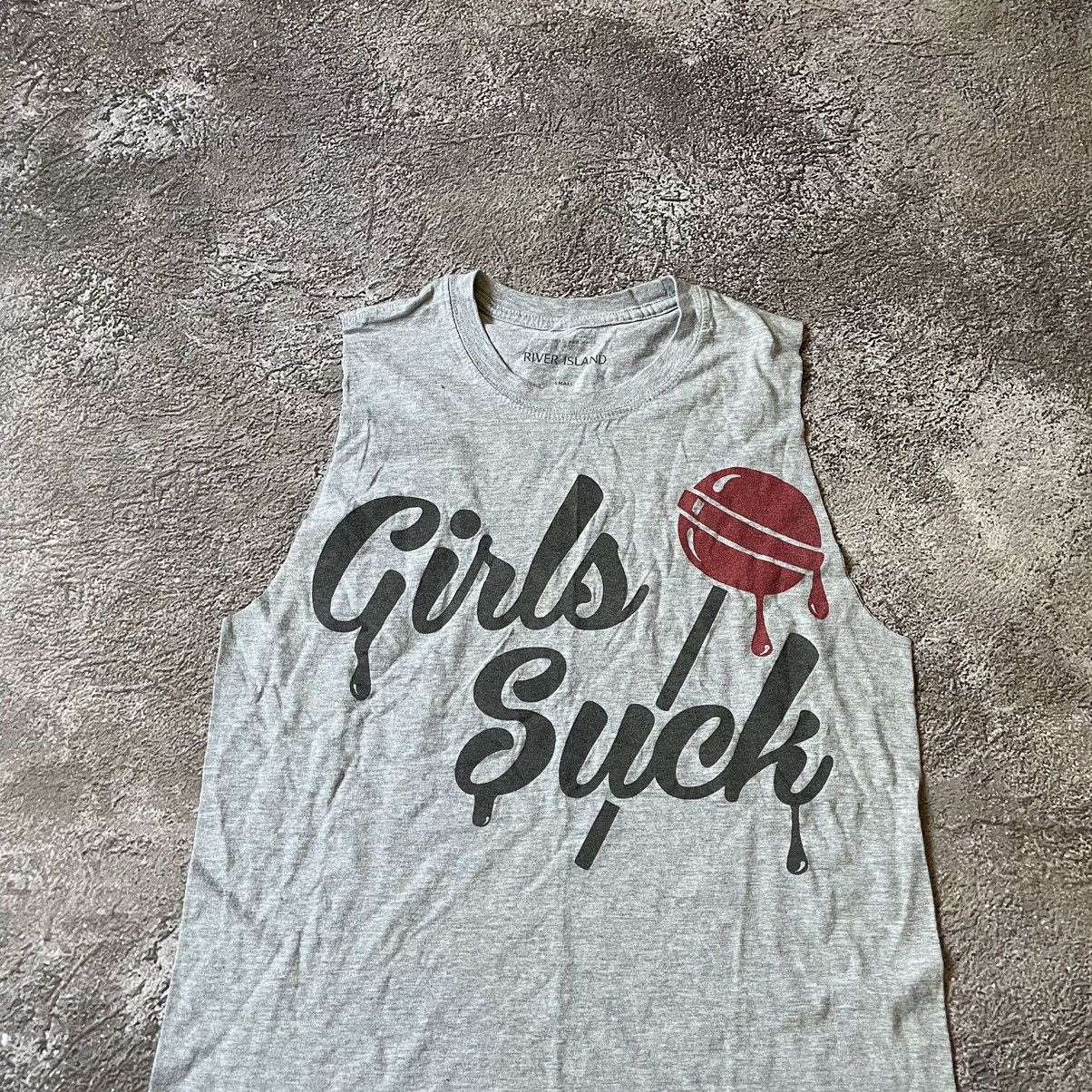 Vintage Vintage Y2K Graphic Slogan Tank Top Skate Grunge Slim Boxy S Size US S / EU 44-46 / 1 - 6 Thumbnail