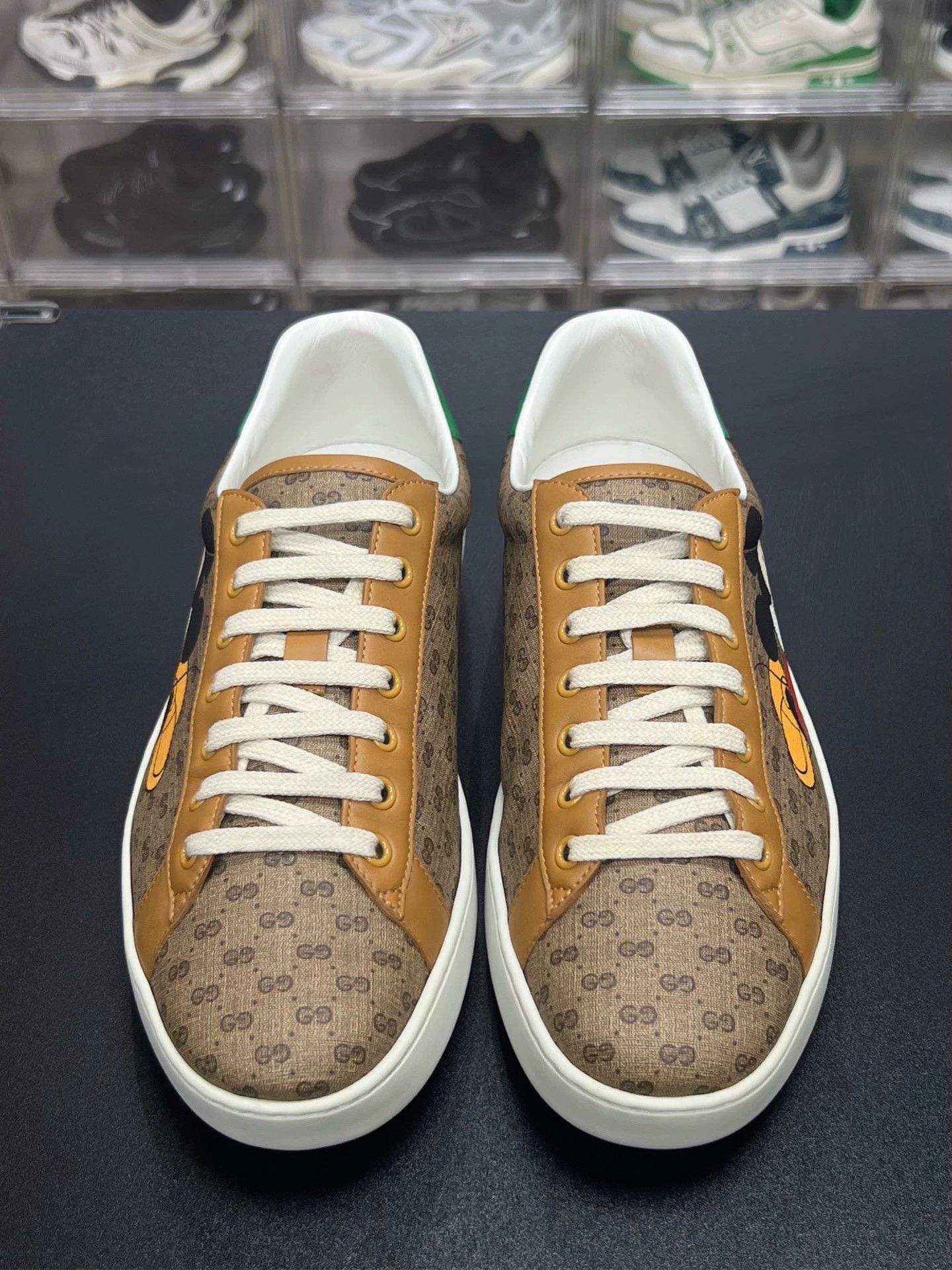 Gucci gucci disney ace brown sneakers size 43 Size US 10 / EU 43 - 2 Thumbnail