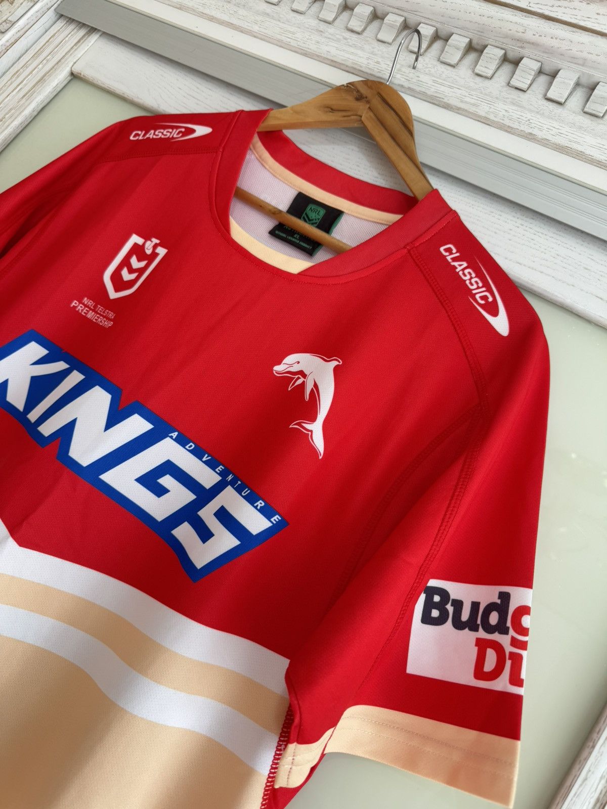 Other Dolphins 2023-2024 NRL Rugby Jersey Kit Shirt Size US XL / EU 56 / 4 - 7 Thumbnail
