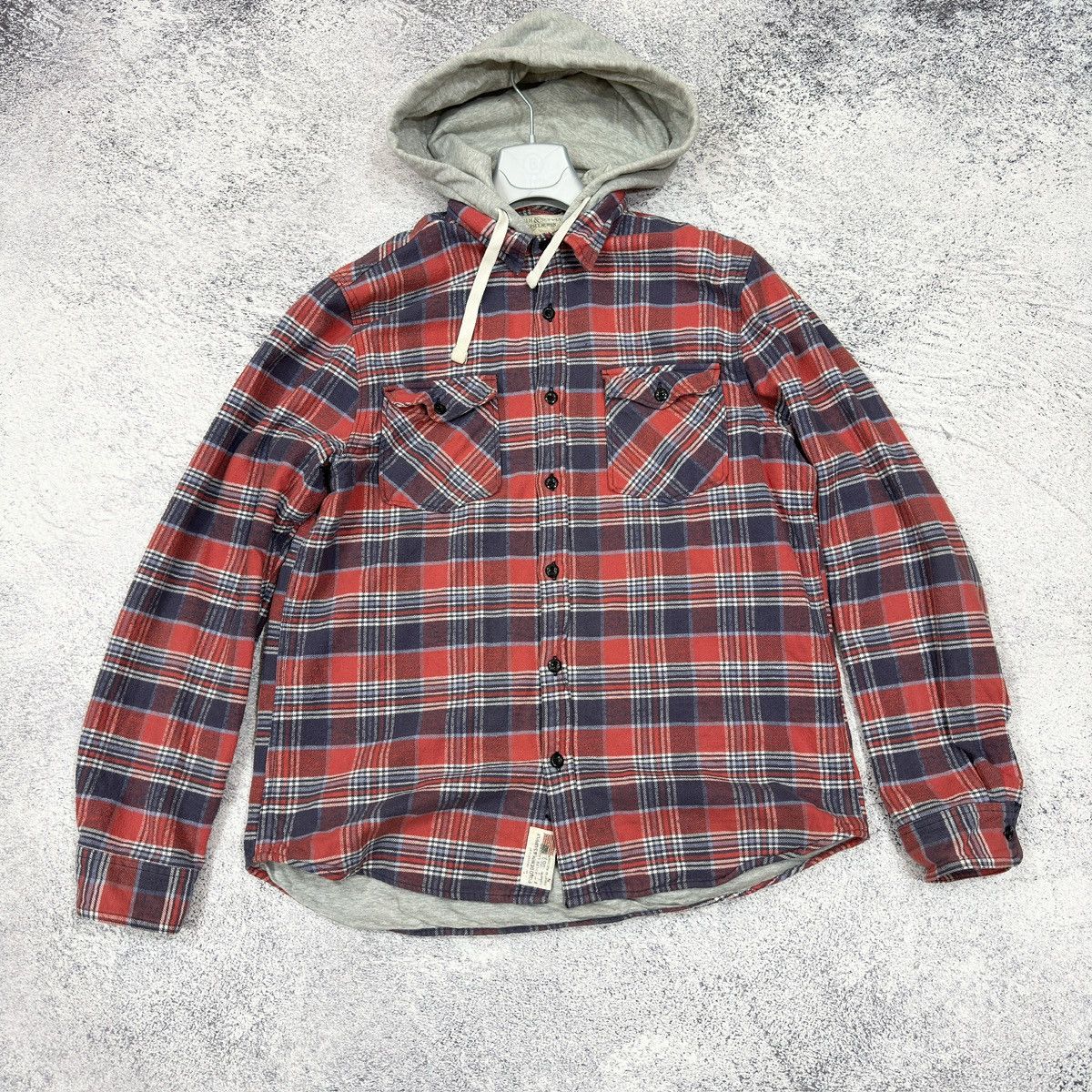Denim & Supply Ralph Lauren × Designer × Ralph Lauren RL Denim & Supply Mens Hooded Cotton Overshirt XL size Size US XL / EU 56 / 4 - 1 Thumbnail