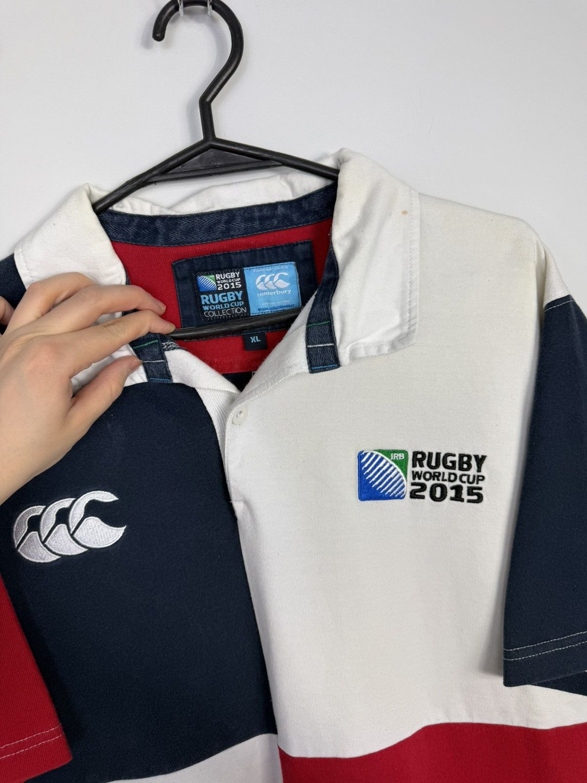 Canterbury of New Zealand Canterbury Rugby World Cup 2015 Jersey Size US XL / EU 56 / 4 - 2 Thumbnail