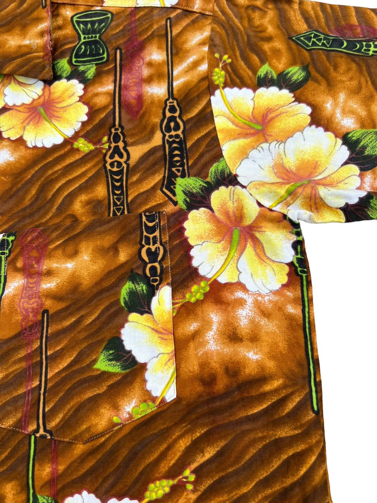Vintage Vintage 70s Hawaiian Imperial Djembe Bongo Hawaii Shirt Size US S / EU 44-46 / 1 - 14 Thumbnail