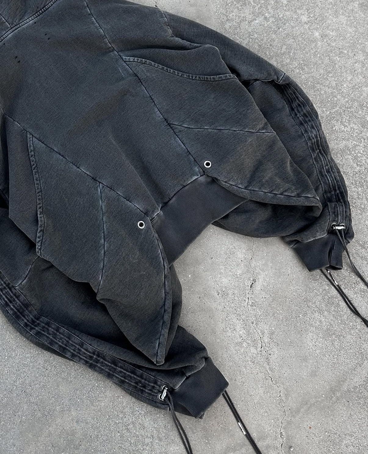 SHINE LUXURY Shine Luxury “Golucida” Layered Cargo Hoodie – Size L Size US L / EU 52-54 / 3 - 4 Thumbnail