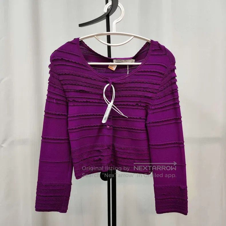 Dior Dior Purple long sleeves Size S / US 4 / IT 40 - 1 Thumbnail