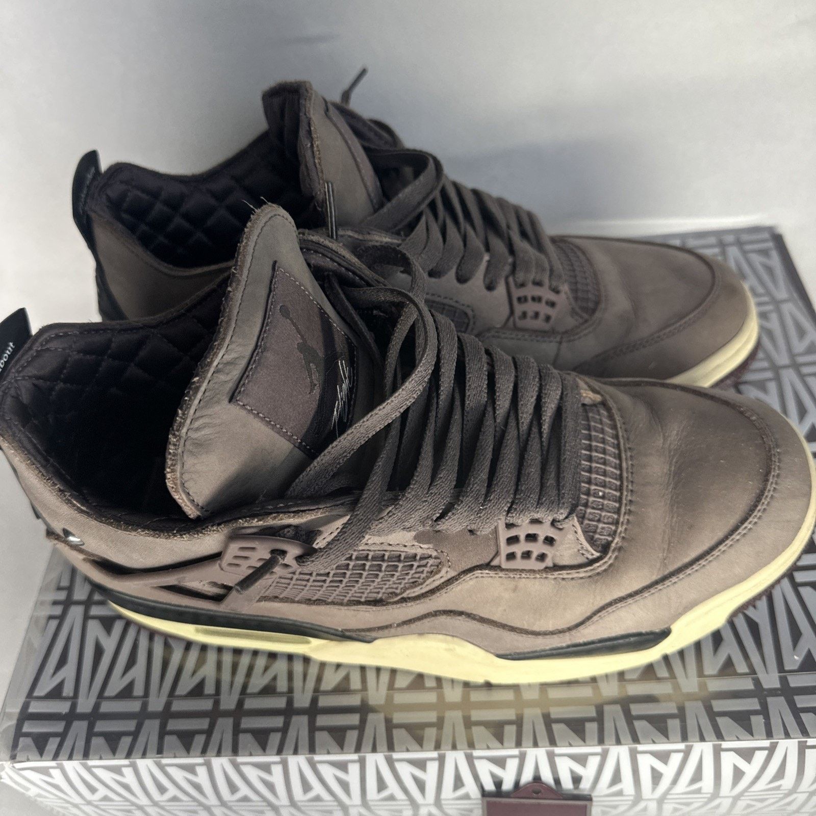 Nike A MA Maniere Jordan 4s Size 11.5 Good Condition. Size US 11.5 / EU 44-45 - 13 Thumbnail