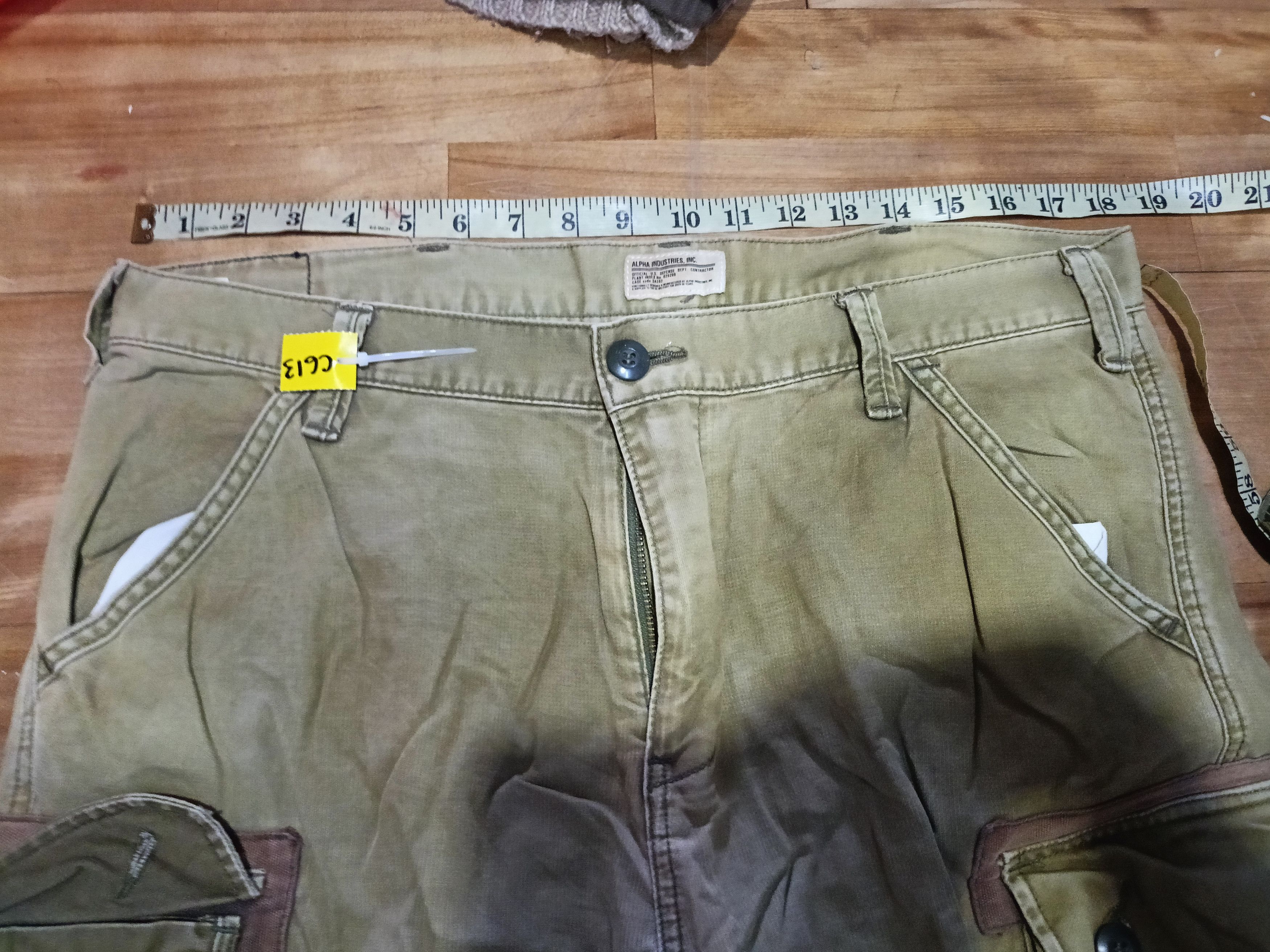 Alpha Industries DL Alpha Industries faded Multipocket Cargo Pants #c613 Size US 35 - 20 Thumbnail