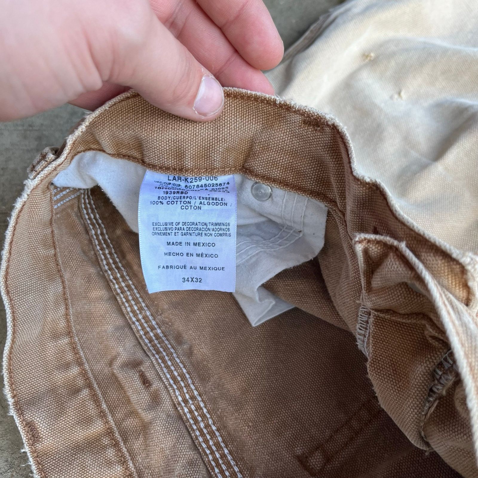 Vintage VINTAGE TAN DICKIES PANTS CARPENTER 34X32 Size US 34 / EU 50 - 3 Thumbnail