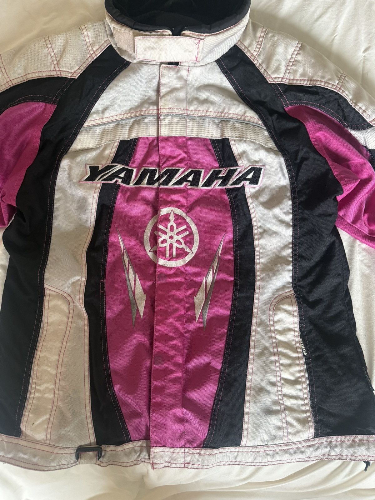 Yamaha Womens Pink Yamaha Race Jacket Size L / US 10 / IT 46 - 4 Thumbnail