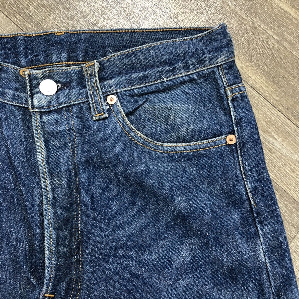 Levi's × Levi's Vintage Clothing × Vintage 🇺🇸 1990s Levis Strauss 501xx 30x36 Faded Blue Jeans Size US 29 - 14 Thumbnail